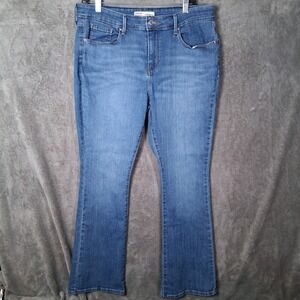 Women's Levis Mid Rise Bootcut Jeans Size 32x32 Stretchable Classic 5 Pockets